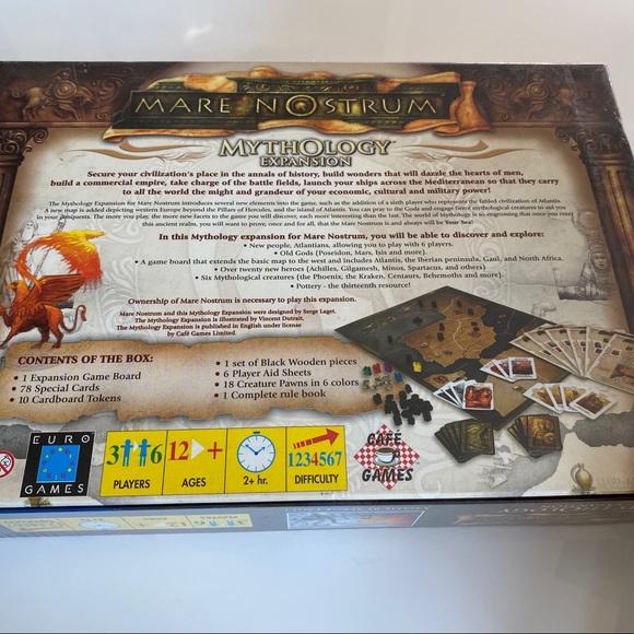 Mare Nostrum: Mythology Expansion BRAND NEW SEALED - Picture 3 of 5